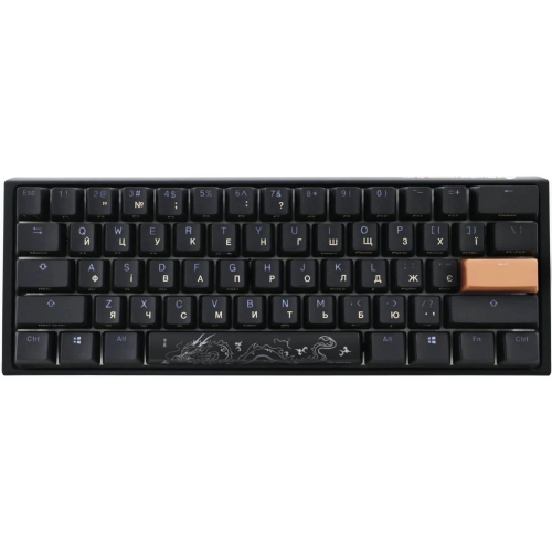 Механічна клавіатура Ducky One 3 Mini Cherry MX Red RGB Black UA Купити в Україні