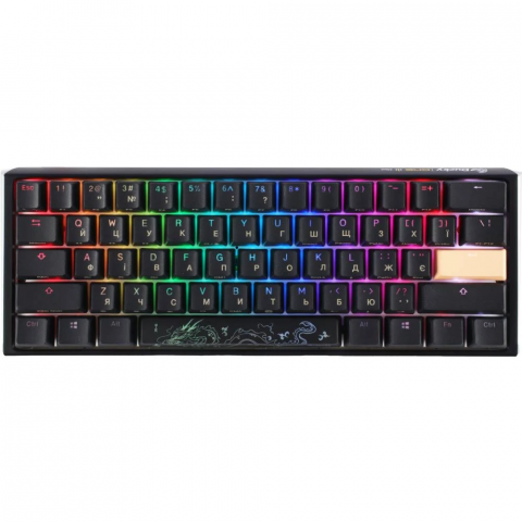 Механічна клавіатура Ducky One 3 Mini Cherry MX Red RGB Black UA Купити в Україні
