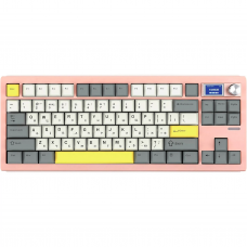 Клавіатура механічна бездротова EPOMAKER Shadow-S Wisteria Linear Pink (SHS-P-WL)