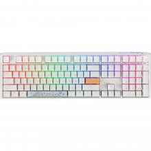 Механічна клавіатура Ducky One 3 Cherry MX Speed silver RGB White UA