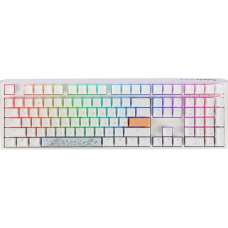 Механічна клавіатура Ducky One 3 Cherry MX Speed silver RGB White UA