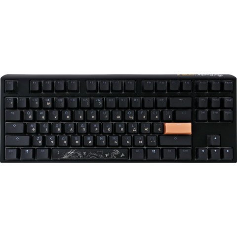 Механічна клавіатура Ducky One 3 TKL Cherry MX Red RGB Black UA Купити в Україні