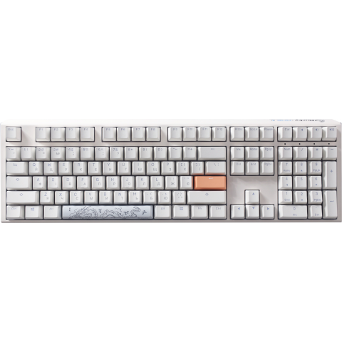 Механічна клавіатура Ducky One 3 Cherry MX Red RGB White UA Купити в Україні