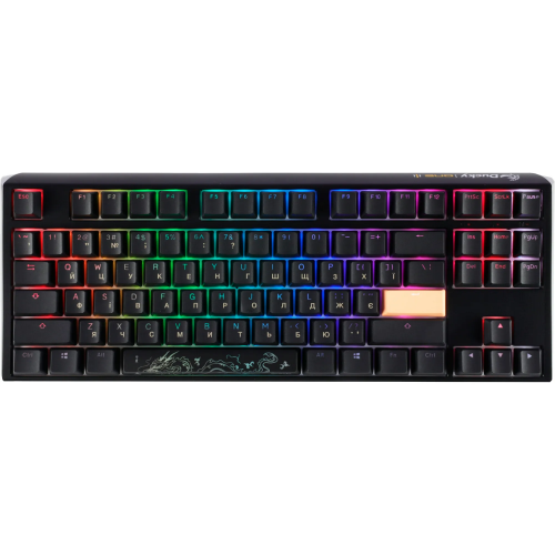 Механічна клавіатура Ducky One 3 Cherry MX Blue RGB Black UA Купити в Україні