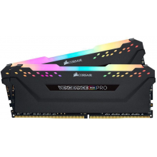 Пам'ять для настільних комп'ютерів Corsair 32 GB (2x16GB) DDR4 3600 MHz Vengeance RGB Pro Black (CMW32GX4M2Z3600C18)