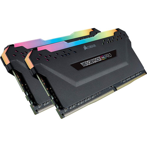 Пам'ять для настільних комп'ютерів Corsair 32 GB (2x16GB) DDR4 3600 MHz Vengeance RGB Pro Black (CMW32GX4M2Z3600C18) Купити в Україні
