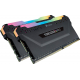 Пам'ять для настільних комп'ютерів Corsair 32 GB (2x16GB) DDR4 3600 MHz Vengeance RGB Pro Black (CMW32GX4M2Z3600C18) Купити в Україні