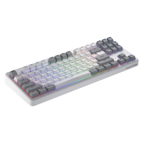 Клавіатура Hator Rockfall 3 Mecha TKL Wireless Orange White (HTK851UA)