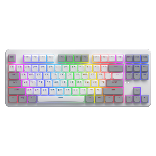 Клавіатура Hator Rockfall 3 Mecha TKL Wireless Orange White (HTK851UA)