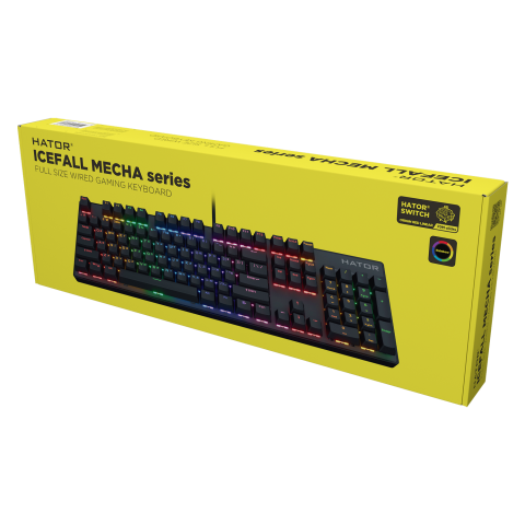 Клавіатура механічна HATOR Icefall Mecha Rainbow (HTK104UA) black Купити в Україні
