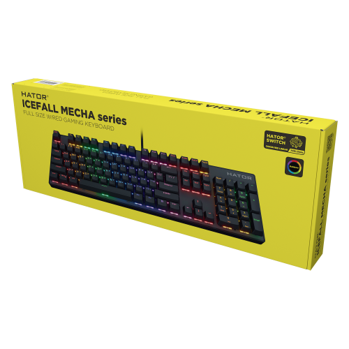 Клавіатура механічна HATOR Icefall Mecha Rainbow (HTK104UA) black Купити в Україні