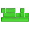 HATOR Green Lime PBT keycaps - ESC/SPACE/ENTER/R.SHIFT/ARROWS (HTS-710) Купити в Україні