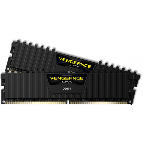 Пам'ять для настільних комп'ютерів Corsair 64 GB (4x16GB) DDR4 3200 MHz Vengeance LPX (CMK64GX4M4E3200C16) Купити в Україні