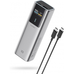 Зовнішній акумулятор (павербанк) CUKTECH PB100P 10000mAh 150W Grey