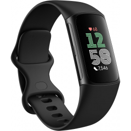 Фітнес-браслет Fitbit Charge 6 Obsidian / Black Aluminum (GA05183)