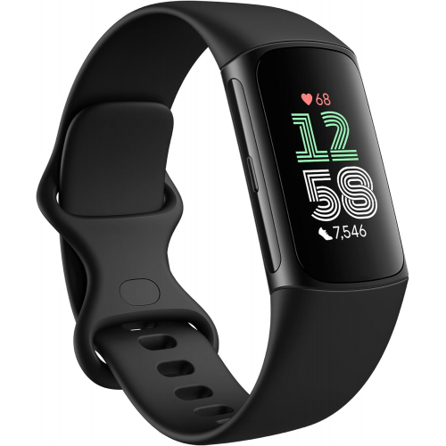 Фітнес-браслет Fitbit Charge 6 Obsidian / Black Aluminum (GA05183) Купити в Україні