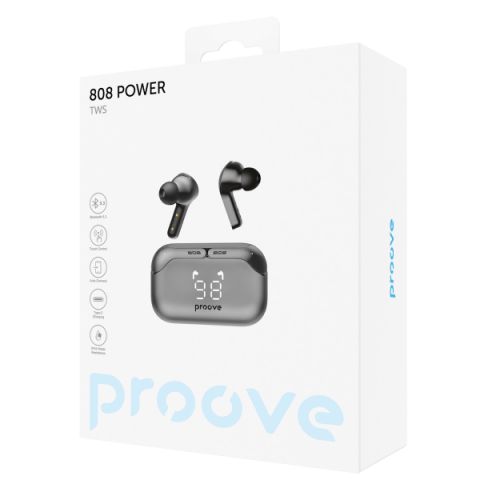 Навушники TWS Proove 808 Power Gray (TW8800010002) Купити в Україні