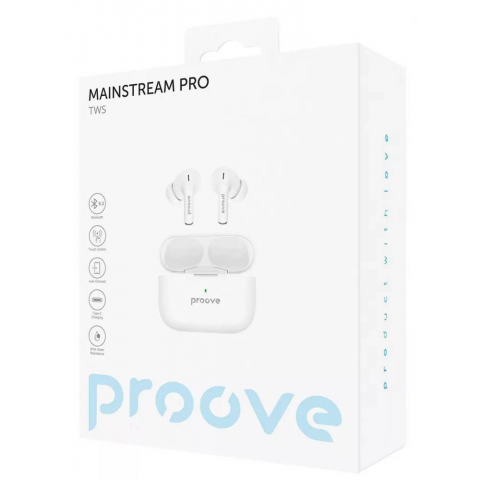 Навушники TWS Proove Mainstream Pro White (TWMPR0010002) Купити в Україні