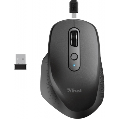 Миша Trust Ozaa Rechargeable WL Black (23812) Купити в Україні
