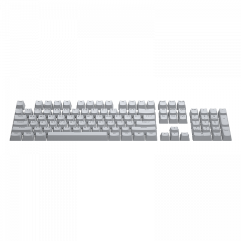 Набір кейкапів HATOR First Ukrainian PBT keycaps UKR/ENG/rU (HTS-137) Gray Купити в Україні