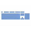 Набір кейкапів HATOR First Ukrainian PBT keycaps UKR/ENG/rU (HTS-138) Blue Купити в Україні