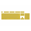 Набір кейкапів HATOR First Ukrainian PBT keycaps UKR/ENG/rU (HTS-139) Yellow Купити в Україні