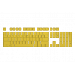 Набір кейкапів HATOR First Ukrainian PBT keycaps UKR/ENG/rU (HTS-139) Yellow