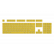 Набір кейкапів HATOR First Ukrainian PBT keycaps UKR/ENG/rU (HTS-139) Yellow Купити в Україні