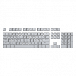 Набір кейкапів HATOR First Ukrainian PBT keycaps UKR/ENG/rU (HTS-137) Gray
