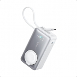 Універсальна батарея Anker MagGo 10000mAh 30 W для Apple Watch (A1657021) White