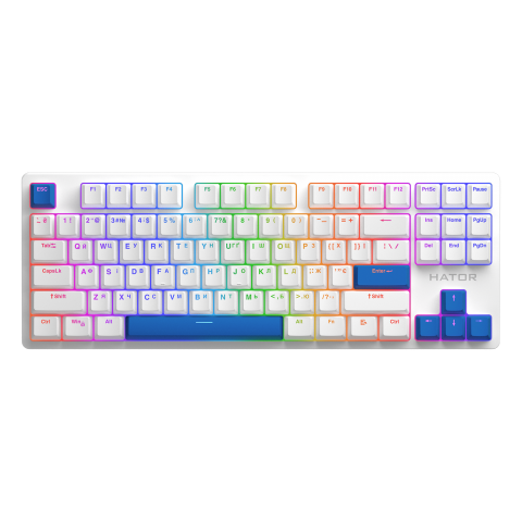 HATOR Royal Navy Blue PBT keycaps - ESC/SPACE/ENTER/R.SHIFT/ARROWS (HTS-714) Купити в Україні