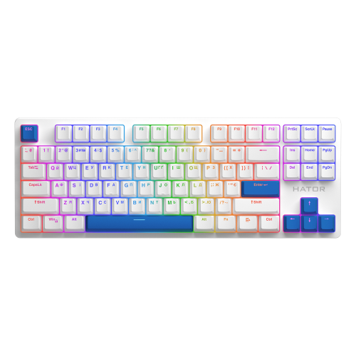 HATOR Royal Navy Blue PBT keycaps - ESC/SPACE/ENTER/R.SHIFT/ARROWS (HTS-714) Купити в Україні