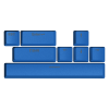 HATOR Royal Navy Blue PBT keycaps - ESC/SPACE/ENTER/R.SHIFT/ARROWS (HTS-714) Купити в Україні