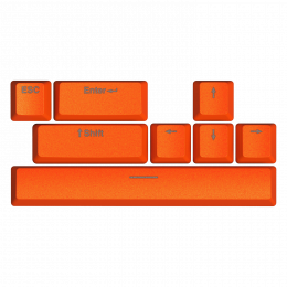 HATOR Orange PBT keycaps  - ESC/SPACE/ENTER/R.SHIFT/ARROWS (HTS-712)