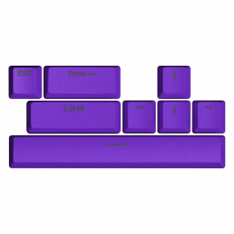 HATOR Vivid Lilac PBT keycaps  - ESC/SPACE/ENTER/R.SHIFT/ARROWS (HTS-716)