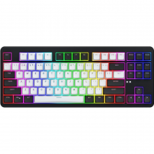 Клавіатура механічна HATOR Rockfall 3 Mecha TKL wireless orange (HTK850) black, US layout, QMK/VIA