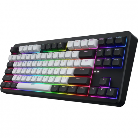 Клавіатура механічна HATOR Rockfall 3 Mecha TKL wireless orange (HTK850EU) black, UK-ISO, QMK/VIA Купити в Україні