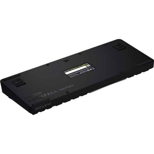 Клавіатура механічна HATOR Rockfall 3 Mecha TKL wireless orange (HTK850EU) black, UK-ISO, QMK/VIA Купити в Україні