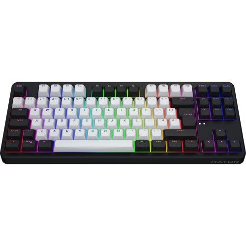 Клавіатура механічна HATOR Rockfall 3 Mecha TKL wireless orange (HTK850EU) black, UK-ISO, QMK/VIA Купити в Україні