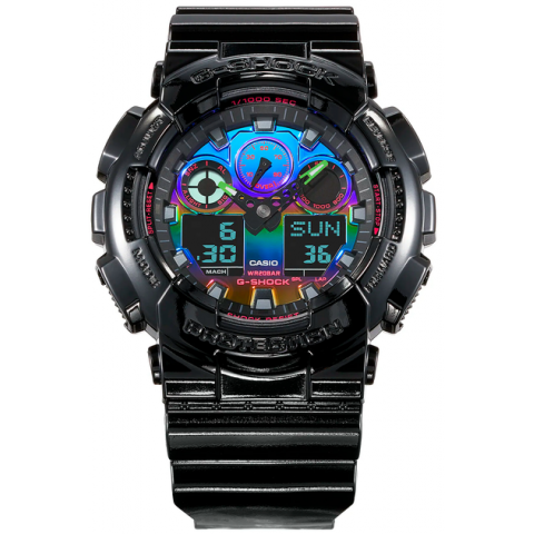 Годинник Casio G-Shock GA-100RGB-1AER Купити в Україні
