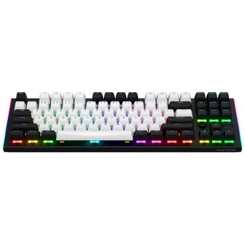 Клавіатура механічна HATOR Gravity TKL orange (HTK560) black, US layout Купити в Україні