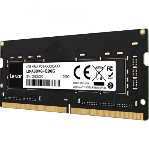 Пам'ять для ноутбуків Lexar 16 GB SO-DIMM DDR4 3200 MHz (LD4AS016G-B3200GSST) Купити в Україні