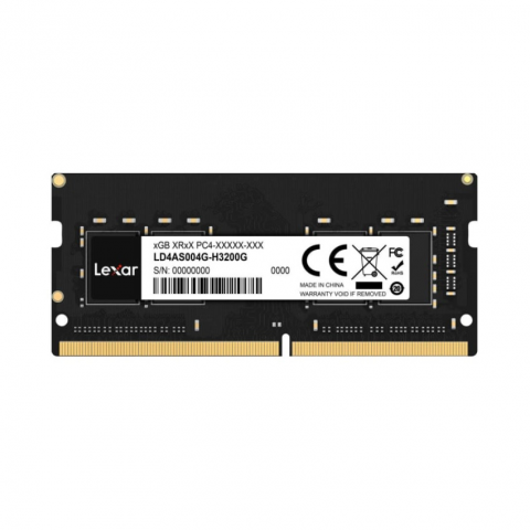 Пам'ять для ноутбуків Lexar 16 GB SO-DIMM DDR4 3200 MHz (LD4AS016G-B3200GSST) Купити в Україні
