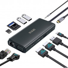 USB-хаб SSK SC211 Type C All-In-One