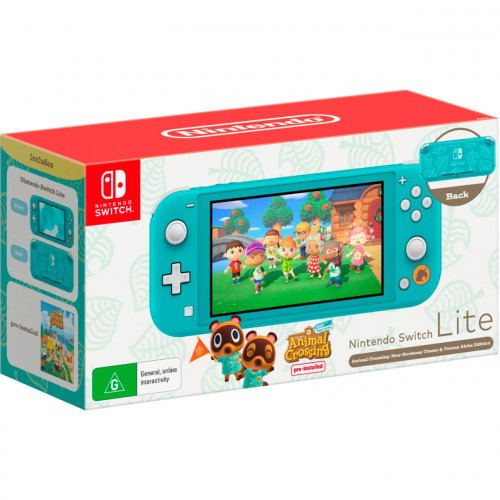 Портативна ігрова приставка Nintendo Switch Lite Animal Crossing: New Horizons Timmy & Tommy Aloha Edition Купити в Україні