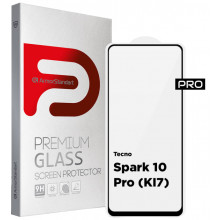 Захисне скло ArmorStandart Pro для Tecno Spark 10 Pro (KI7) Black (ARM67795)