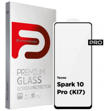 Захисне скло ArmorStandart Pro для Tecno Spark 10 Pro (KI7) Black (ARM67795)