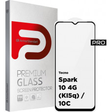 Захисне скло ArmorStandart Pro для Tecno Spark 10 4G (KI5q) Black (ARM67794)
