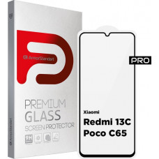 Захисне скло ArmorStandart Pro для Xiaomi Redmi 13C / Poco C65 Black (ARM73151)