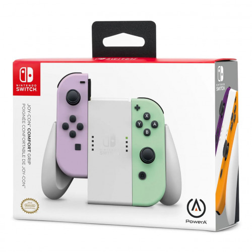 Тримач PowerA Joy-Con Comfort Grip для Nintendo Switch White (NSAC0293-01) Купити в Україні